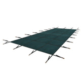 Swimming Pool Safety Cover For Rectangular Underground Pools - Green - Pool Covers available at Alpine Outlets in Denver