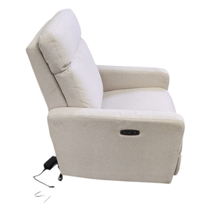 Tallula Fabric Power Glider Recliner with Power Headrest (ID L089321) - available at Alpine Outlets in Denver