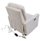 Tallula Fabric Power Glider Recliner with Power Headrest (ID L089321) - available at Alpine Outlets in Denver