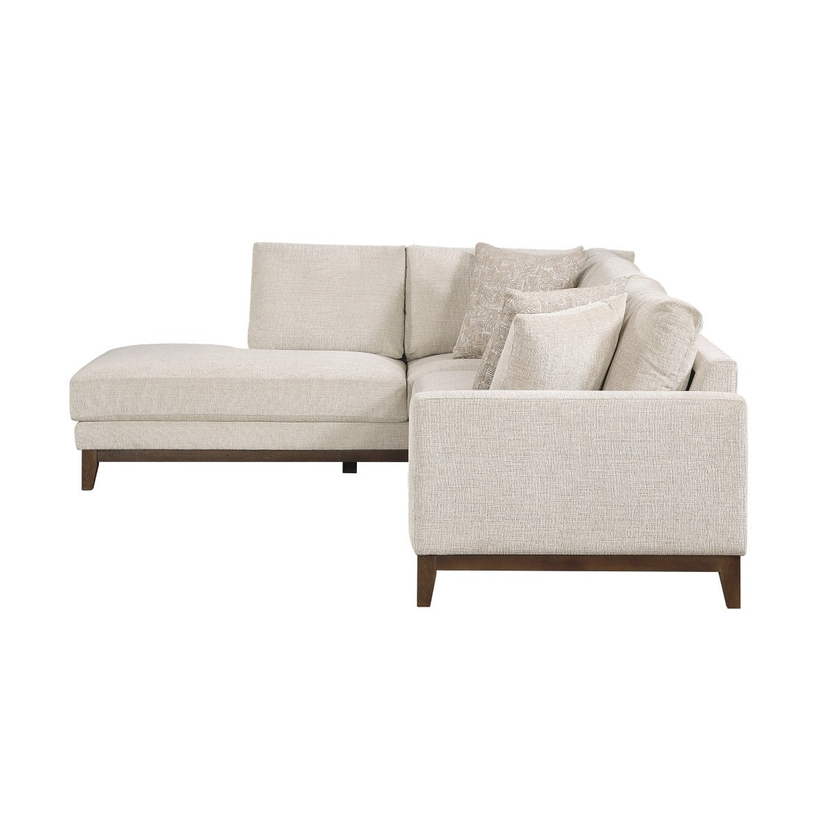 Taupe Chenille 2 - Piece Sectional with Left Chaise - 🟢 Living Room Furniture available at Alpine Outlets in Denver