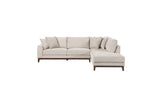 Taupe Chenille 2-Piece Sectional with Left-Facing Chaise - 🟢 Living Room Furniture available at Alpine Outlets in Denver