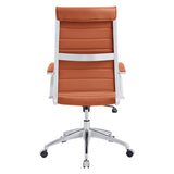 Terracotta Highback Office Chair – Chrome Frame - Workspace - Alpine Outlets