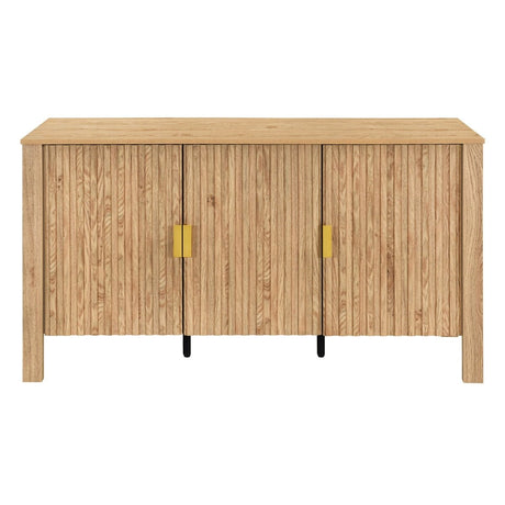 Thayer Natural Wood Top Buffet Sideboard - Sideboards available at Alpine Outlets in Denver