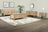 Thayer Natural Wood Top Buffet Sideboard - Sideboards available at Alpine Outlets in Denver