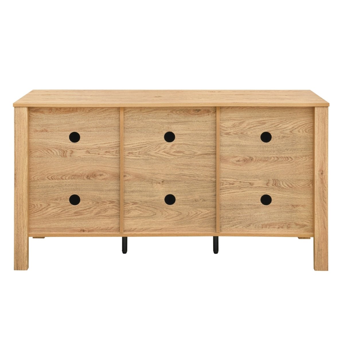 Thayer Natural Wood Top Buffet Sideboard - Sideboards available at Alpine Outlets in Denver