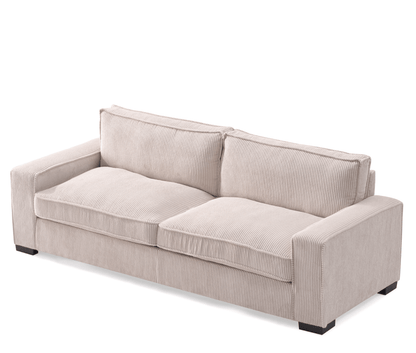 The Haven Luxe Modern Corduroy Sofa – Spacious 3 - Seater Couch - available at Alpine Outlets in Denver