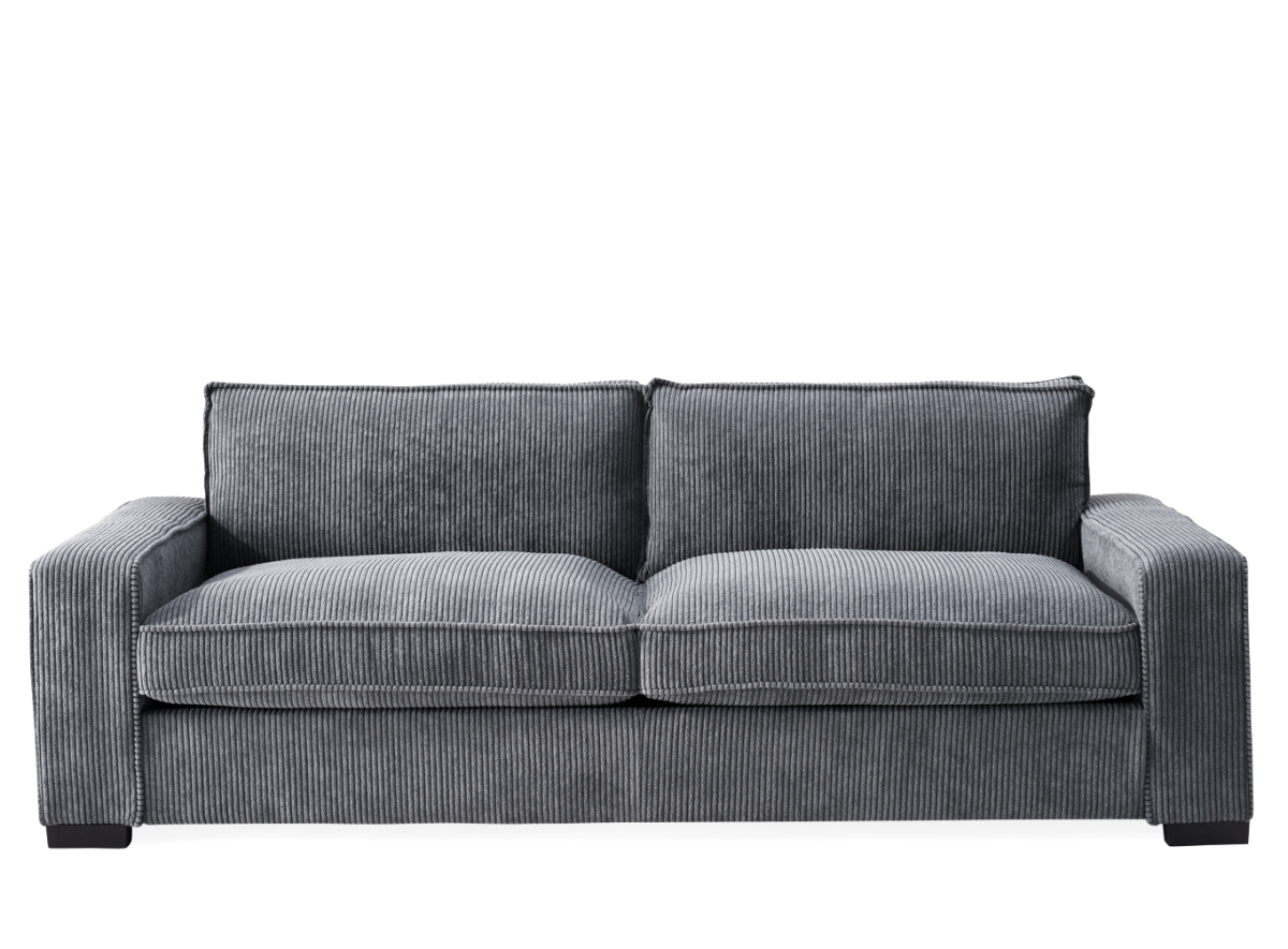 The Haven Luxe Modern Corduroy Sofa – Spacious 3 - Seater Couch - available at Alpine Outlets in Denver