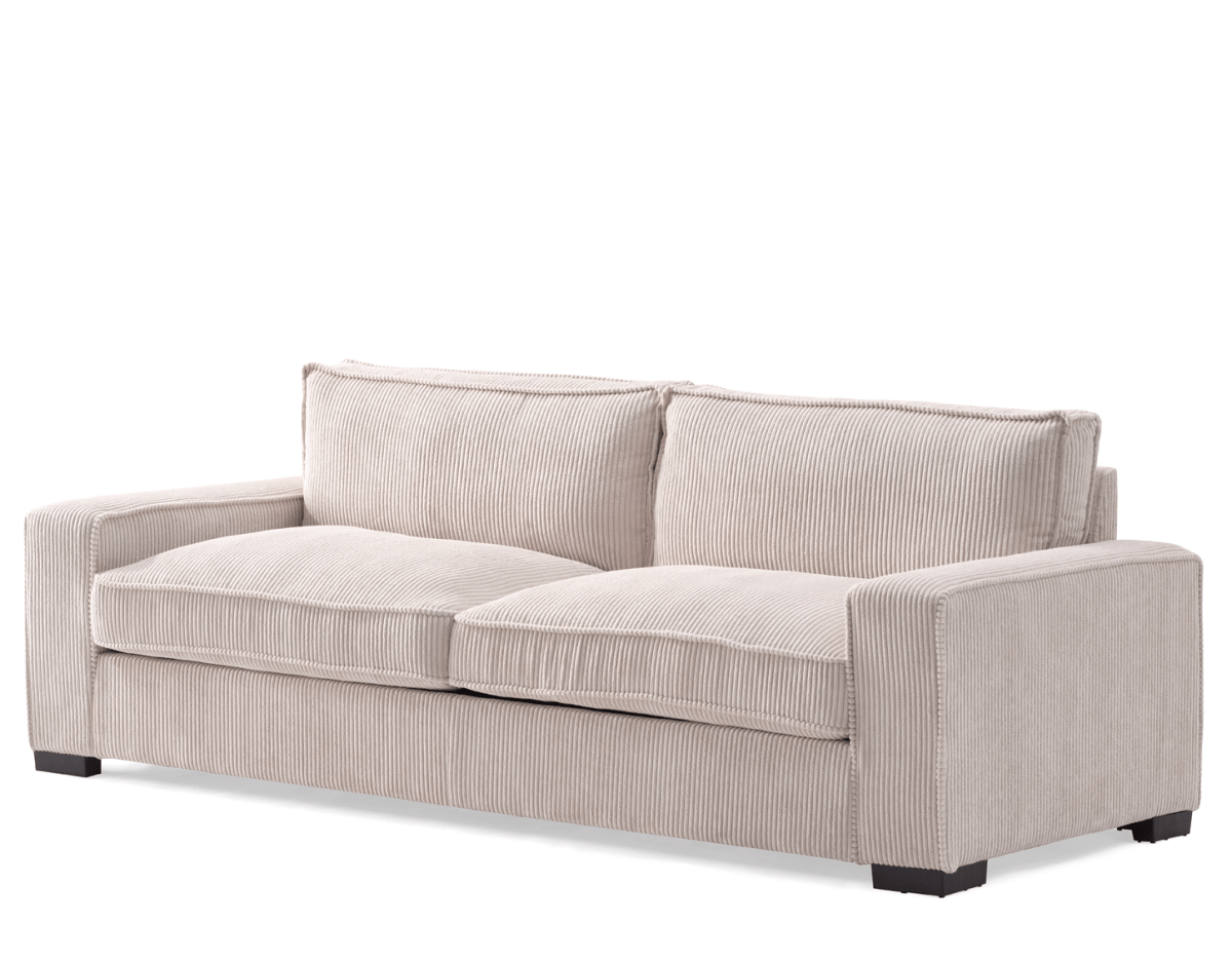 The Haven Luxe Modern Corduroy Sofa – Spacious 3 - Seater Couch - available at Alpine Outlets in Denver