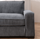 The Haven Luxe Modern Corduroy Sofa – Spacious 3 - Seater Couch - available at Alpine Outlets in Denver