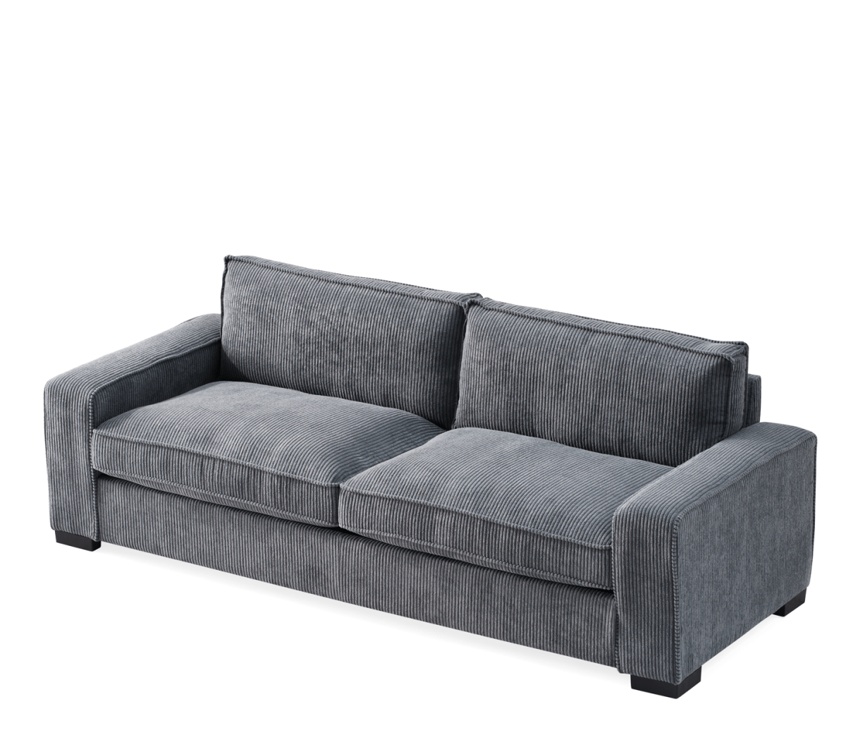 The Haven Luxe Modern Corduroy Sofa – Spacious 3 - Seater Couch - available at Alpine Outlets in Denver