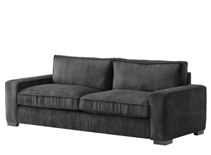 The Haven Luxe Modern Corduroy Sofa – Spacious 3 - Seater Couch - available at Alpine Outlets in Denver