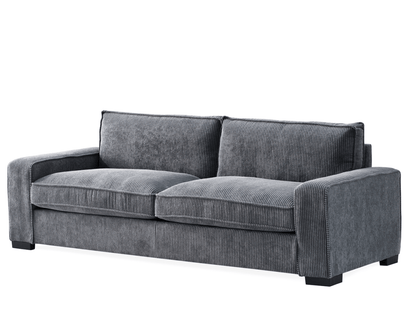 The Haven Luxe Modern Corduroy Sofa – Spacious 3 - Seater Couch - available at Alpine Outlets in Denver