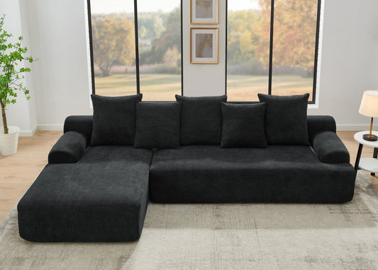 The Zenith Modern Modular Velvet Sectional Sofa - Modular Sectional Sofas available at Alpine Outlets in Denver