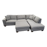 Thomasville Artesia Fabric Sectional with Ottoman - available at Alpine Outlets in Denver