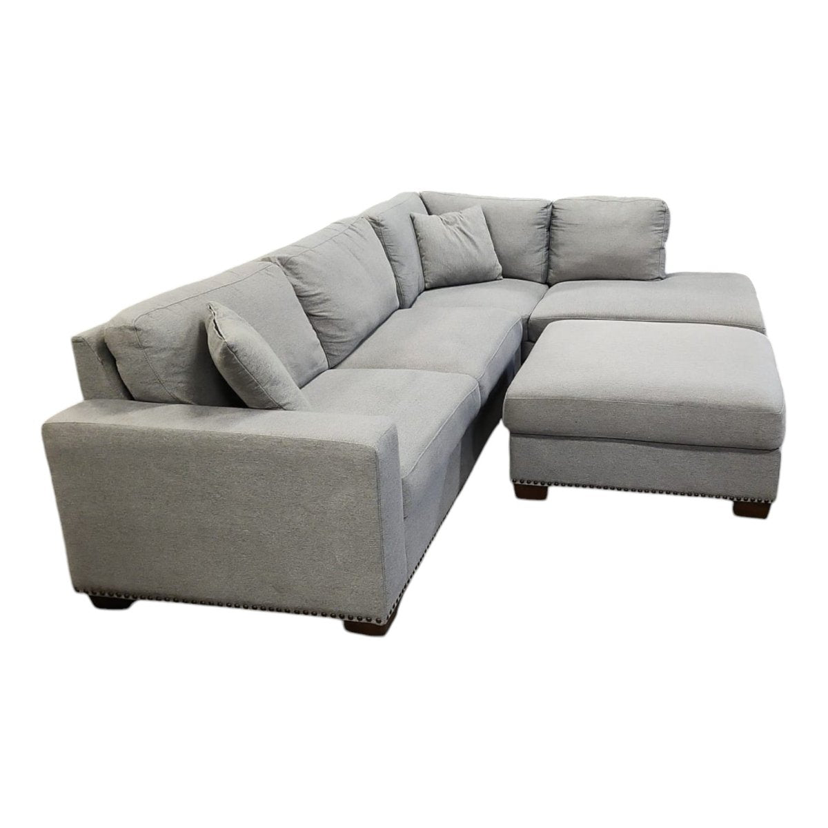 Thomasville Artesia Fabric Sectional with Ottoman - available at Alpine Outlets in Denver