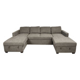 Thomasville Corvalis Convertible Sectional with Double Storage Chaise (ID L542879) - Living Room Furniture available at Alpine Outlets in Denver