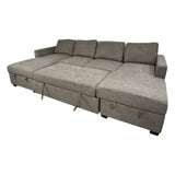 Thomasville Corvalis Convertible Sectional with Double Storage Chaise (ID L542879) - Living Room Furniture available at Alpine Outlets in Denver