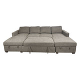 Thomasville Corvalis Convertible Sectional with Double Storage Chaise (ID L542879) - Living Room Furniture available at Alpine Outlets in Denver