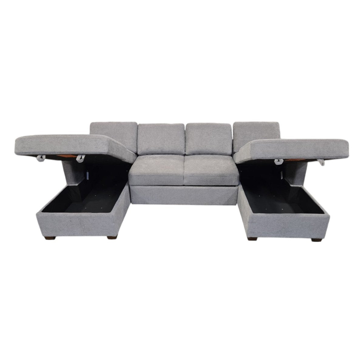 Thomasville Corvalis Convertible Sectional with Double Storage Chaise (ID N234567) - Furniture available at Alpine Outlets in Denver