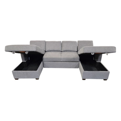 Thomasville Corvalis Convertible Sectional with Double Storage Chaise (ID N234567) - Furniture available at Alpine Outlets in Denver