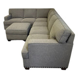 Thomasville Emilee Fabric Sectional with Storage Ottoman (ID G523491) - Living Room Furniture available at Alpine Outlets in Denver