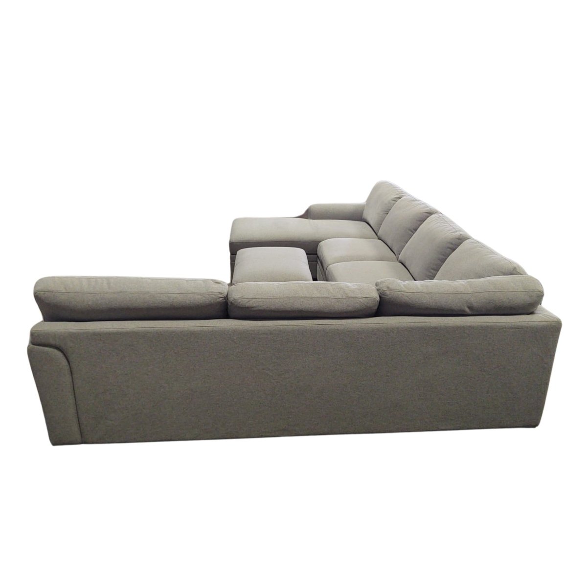 Thomasville Langdon Fabric Sectional with Chaise and Storage Ottoman - available at Alpine Outlets in Denver