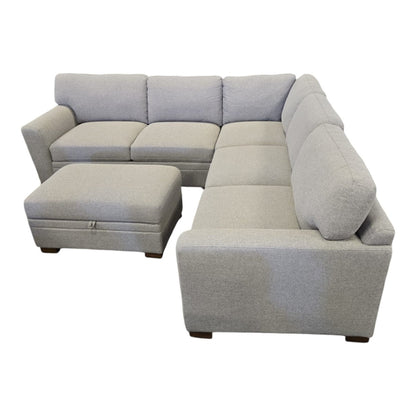 Thomasville Langdon Fabric Sectional with Chaise and Storage Ottoman - available at Alpine Outlets in Denver