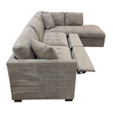 Thomasville Miles Fabric Sectional with Power Footrest - Used Good - (ID G47382) - available at Alpine Outlets in Denver