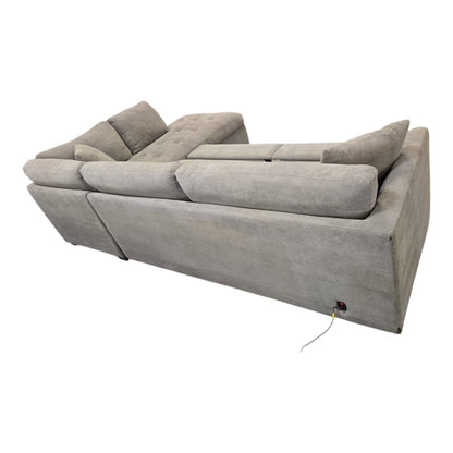 Thomasville Miles Fabric Sectional with Power Footrest - Used Good - (ID G47382) - available at Alpine Outlets in Denver