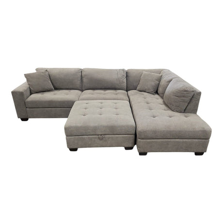 Thomasville Miles Fabric Sectional with Storage Ottoman - available at Alpine Outlets in Denver