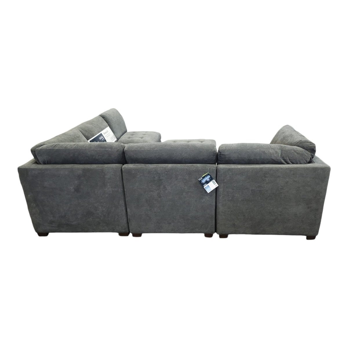 Thomasville Tisdale 6 - Piece Modular Sectional with Storage Ottoman – Dark Gray - available at Alpine Outlets in Denver