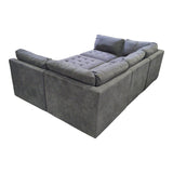 Thomasville Tisdale 6 - Piece Modular Sectional with Storage Ottoman – Dark Gray - available at Alpine Outlets in Denver