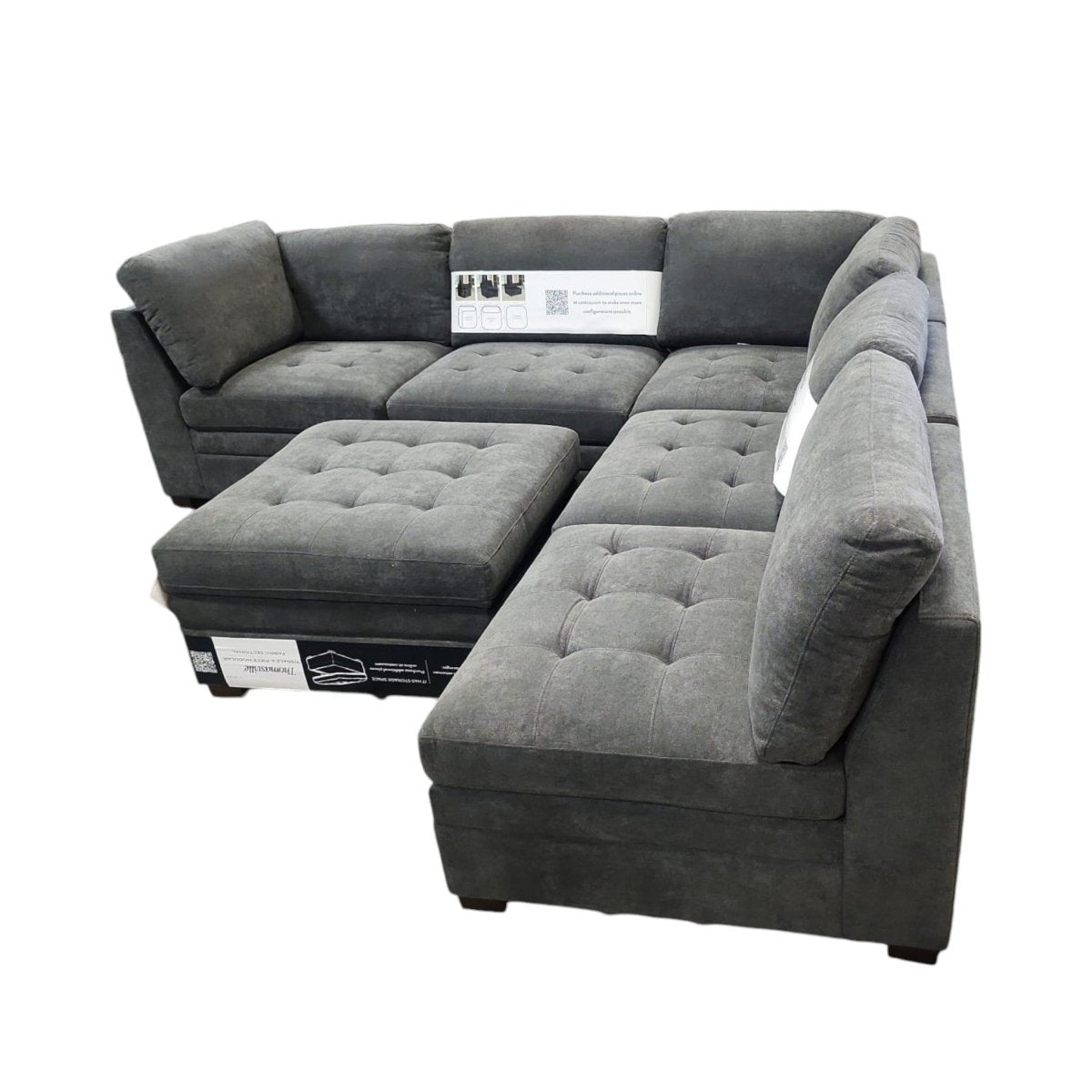 Thomasville Tisdale 6-Piece Modular Sectional with Storage Ottoman – Dark  Gray - Only $1,199.99 at Alpine Outlets, Denver