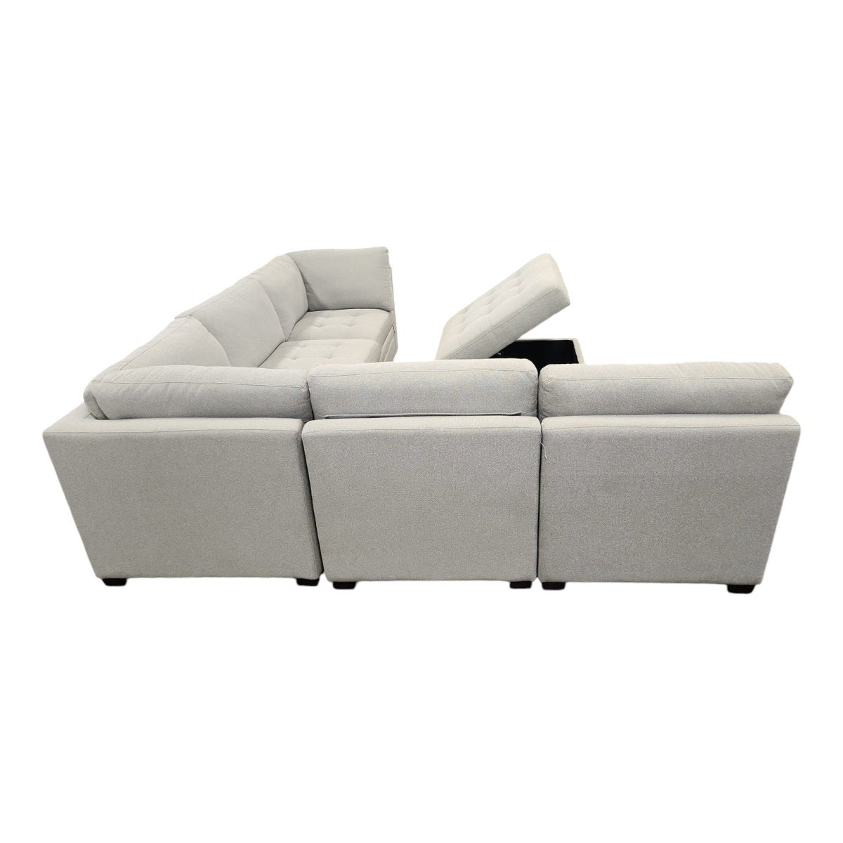 Thomasville Tisdale Modular Sectional 6 - piece Boucle with Storage Ottoman - available at Alpine Outlets in Denver