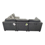 Thomasville Tisdale Modular Sectional 6 - piece Dark Gray with Storage Ottoman - available at Alpine Outlets in Denver