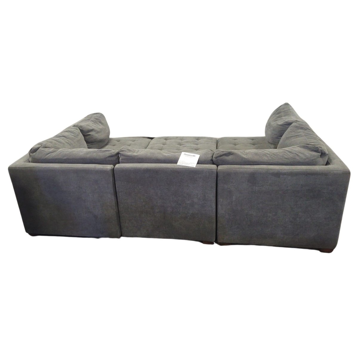 Thomasville Tisdale Modular Sectional 6 - piece Dark Gray with Storage Ottoman - available at Alpine Outlets in Denver