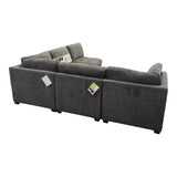 Thomasville Tisdale Modular Sectional 6 - piece Dark Gray with Storage Ottoman - available at Alpine Outlets in Denver