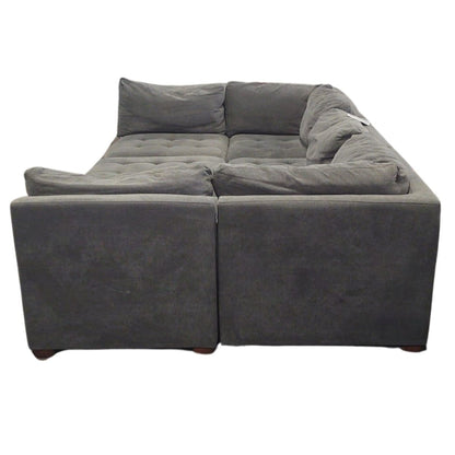 Thomasville Tisdale Modular Sectional 6 - piece Dark Gray with Storage Ottoman - available at Alpine Outlets in Denver