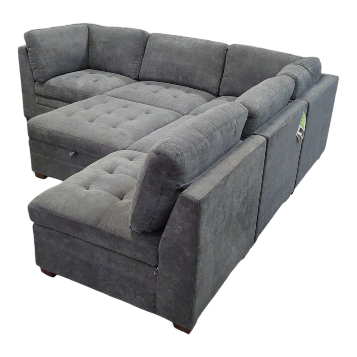 Thomasville Tisdale Modular Sectional 6-piece Dark Gray with Storage  Ottoman - $999.99 at Alpine Outlets, Denver