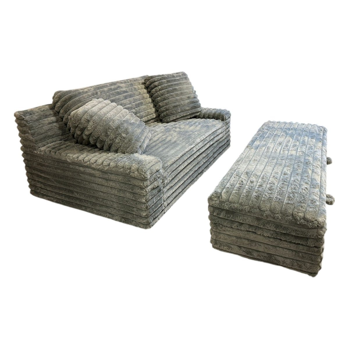 Thomasville Wills Fabric Oversized Chair & Storage Ottoman (ID N057893) - Living Room Furniture available at Alpine Outlets in Denver