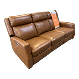 Thorton Leather Power Reclining Sofa - New - (ID N4823) - available at Alpine Outlets in Denver