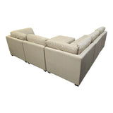 Tisdale Leather Modular Sectional with Ottoman - Used Like New - (ID U5891) - available at Alpine Outlets in Denver