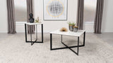 Tobin 2 - Piece Marble Top Coffee and End Table Set - Coffee Table Sets available at Alpine Outlets in Denver
