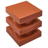 Totem Wood Side Table Stacked Design – 18 Inch Square - End & Side Tables available at Alpine Outlets in Denver