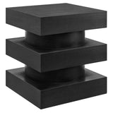 Totem Wood Side Table Stacked Design – 18 Inch Square - End & Side Tables available at Alpine Outlets in Denver