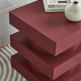 Totem Wood Side Table Stacked Design – 18 Inch Square - End & Side Tables available at Alpine Outlets in Denver