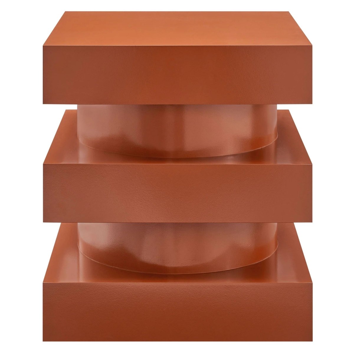 Totem Wood Side Table Stacked Design – 18 Inch Square - End & Side Tables available at Alpine Outlets in Denver