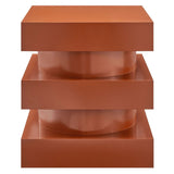 Totem Wood Side Table Stacked Design – 18 Inch Square - End & Side Tables available at Alpine Outlets in Denver