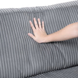Traverse Modular Sectional Corner Chair in Gray - 🟢 Corner Chairs available at Alpine Outlets in Denver