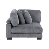 Traverse Modular Sectional Corner Chair in Gray - 🟢 Corner Chairs available at Alpine Outlets in Denver